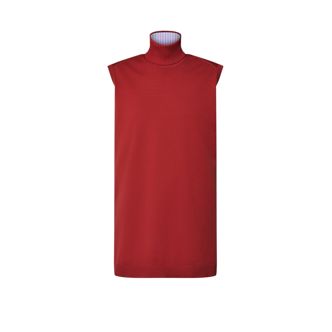 Color-Blocked Turtleneck Top